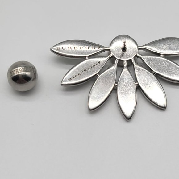 Burberry Mismatch Crystal Floral Dangle and Stud Set, Signed, NWT and Dust Bag - Picture 11 of 11